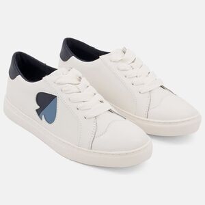 Kate Spade White and Blue Sneakers